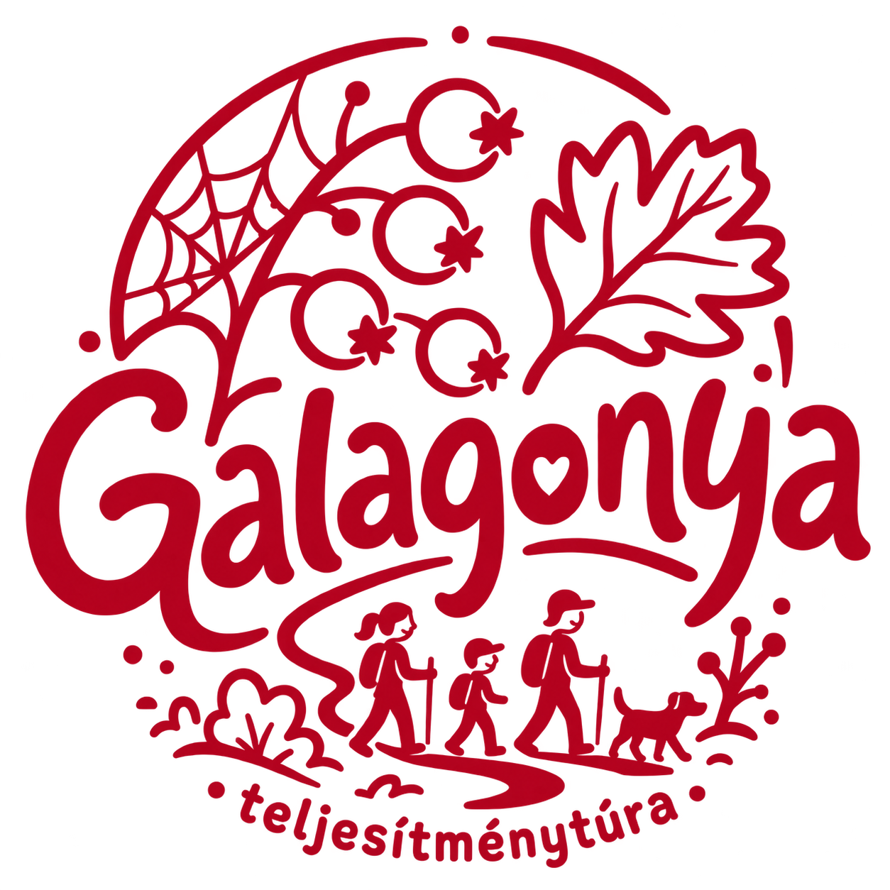Galagonya túra logó